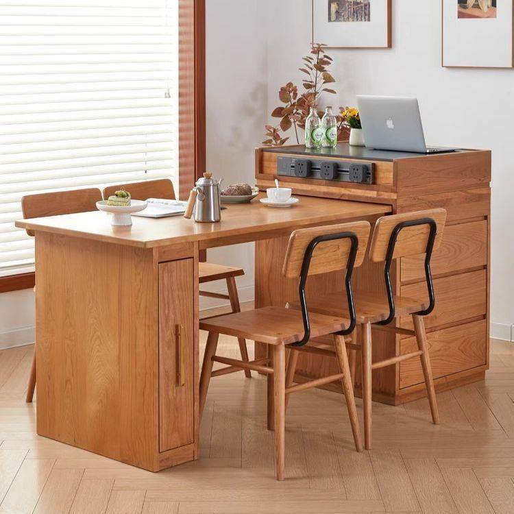北欧全实木岛台餐桌一体樱桃木岩板吧台小户型餐厅伸缩储物餐边柜,机械设备,其他机械设备,淘宝优惠券,粉丝福利购,淘宝优惠卷