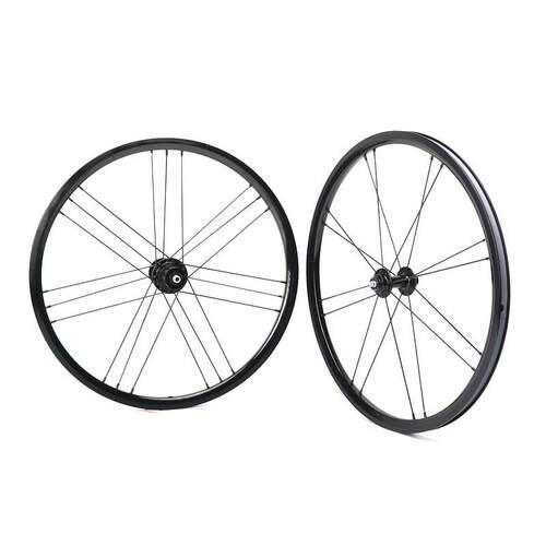 折叠车轮组20寸406铝合金V刹车圈74-130mm4培林11速G3自行车轮毂