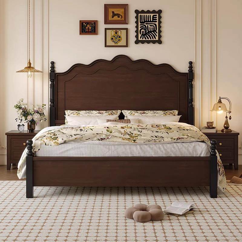 法式复古实木床现代简约主卧1.8m1.5m双人床美式床中古风轻奢家具,机械设备,其他机械设备,淘宝优惠券,粉丝福利购,淘宝优惠卷