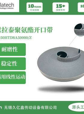 ELATECH意大利意拉泰聚氨酯PU开口带齿面加绿布耐磨