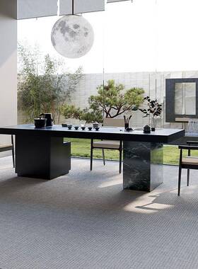 2HVZ025新款大高壶办公室意端式轻奢感茶桌烧水一体嵌入式板茶台