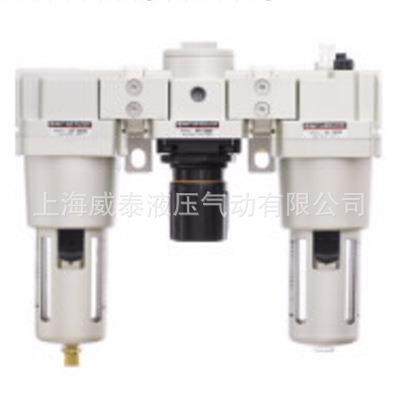 SMC型过滤A0器三290联件C1000-500C系列气动元件气源处理A组合元件