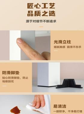 缝书架置架物家用儿客厅童小书柜靠墙落地多层简夹易钢制收QKT纳