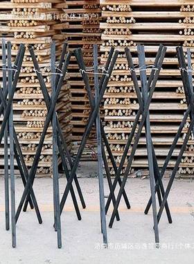 开业三脚架花开张花篮支架实ECX木架黑色角架三花店插花架子艺花