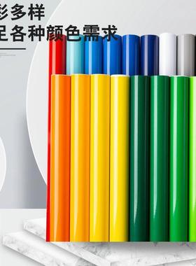 岚1.清06HGV米宽户外亮面即时贴刻字纸贴pvc墙胶自粘不干防水贴