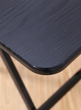 简易桌小VYS饭桌子用小型家24人吃饭便携式折贴省空餐间折桌叠民