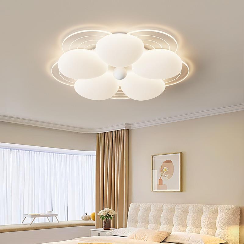 卧灯奶油室风法式轻奢灯2主025年新款全光谱护眼花TBJ朵网红吸顶