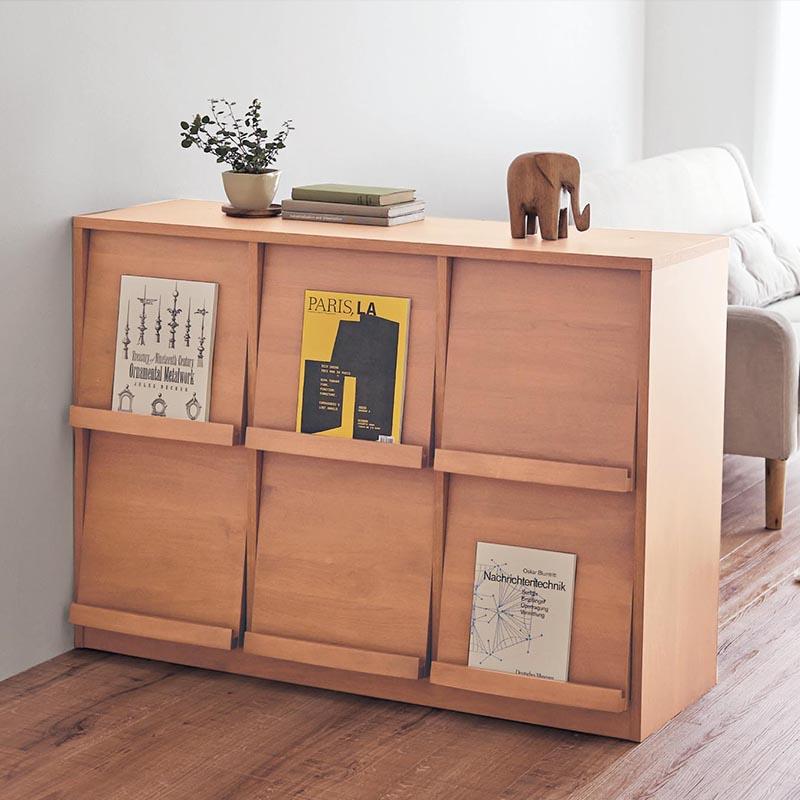 I1木日式示书柜收纳柜书架现代简约书60661橱格组合展实柜橱柜置物子柜