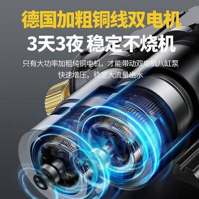 奥菲水泵家用充KCQ抽电式浇菜泵农用博园灌溉浇菜水机自吸泵浇菜