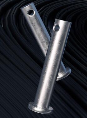 强厂本色圆柱带孔高钉度销轴45钢带开口销发黑销定位圆柱WPF销钉