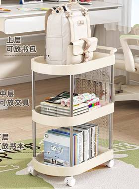 小置物架推车地移动多层家学生多功BKV能加厚耐用收落纳用夹缝用