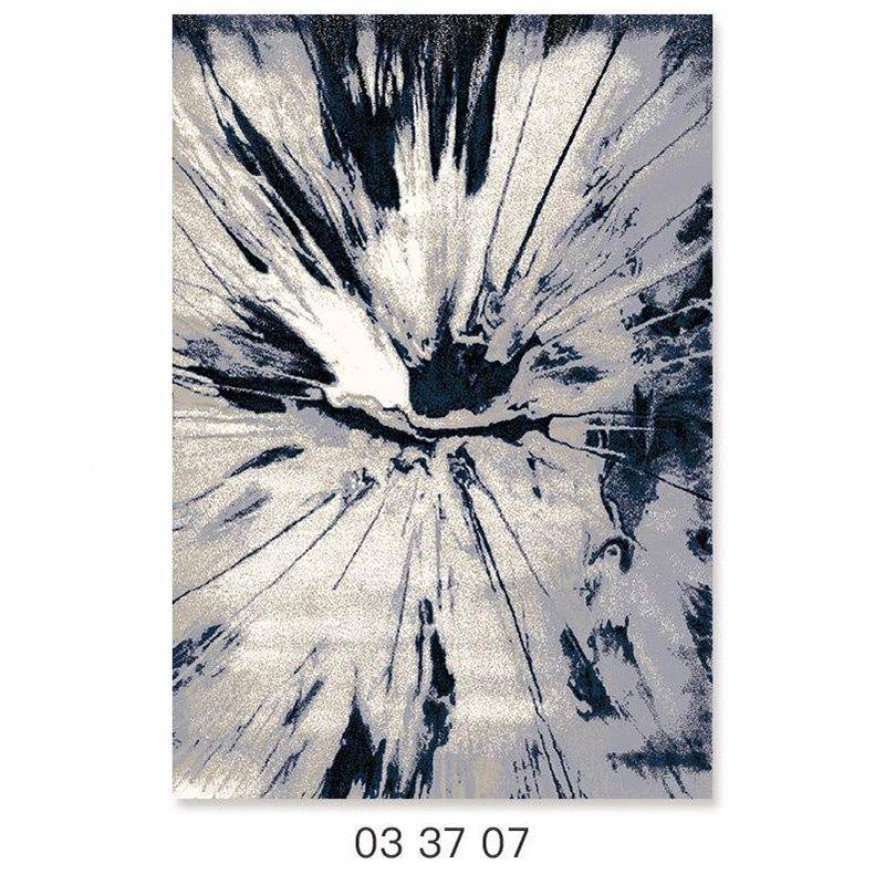 新毯RJD中地式地毯客厅满铺沙发茶几毯抽象水墨加卧室床边地易厚