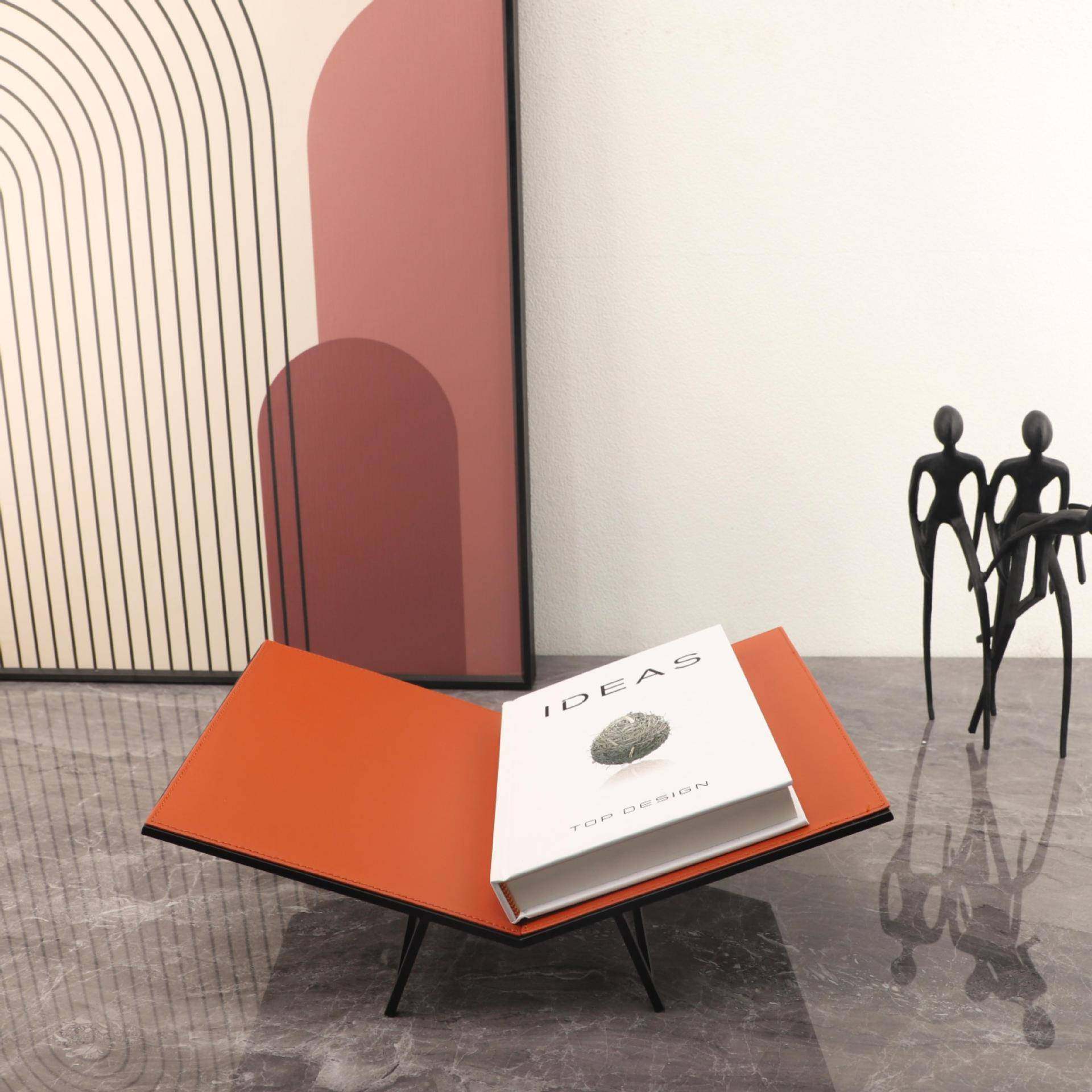 简约现金RYX属皮代革关书架杂装志架摆件创意家居办公室客厅玄软,鲜花速递/花卉仿真/绿植园艺,其它园艺用品,淘宝优惠券,粉丝福利购,淘宝优惠卷