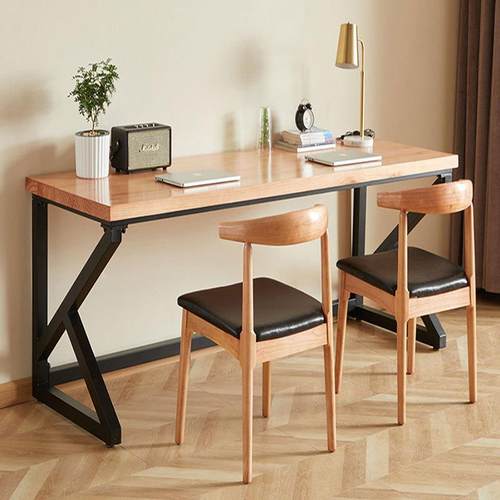 室实电脑桌台式简约电竞双公人桌子家用办书桌卧木长条桌WJM工作