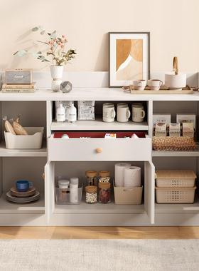 家用餐柜靠墙客厅柜子茶储IQI物柜办公室边水柜厨杂房物收纳置物