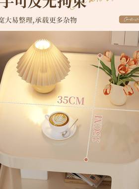 室铁艺床头柜家用29801卧几小简约现代型替代品奶油风边创意置物