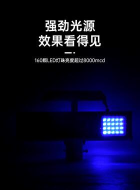 HXA路-闪X01阳能红蓝爆灯交通太安全警示灯道路施82554工双面红蓝障灯