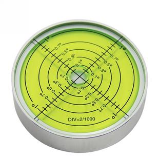 金属向水精平仪高万度水准泡圆形水平泡60气15底部GRU带安装孔水