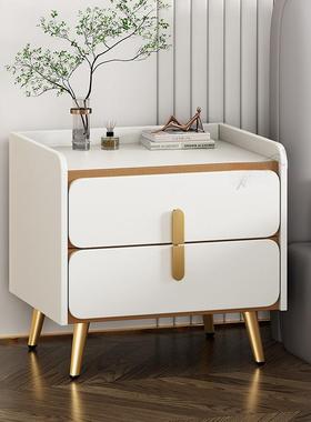 2实25新款0UFF纯实木床头柜木约家用轻奢现代卧室收纳小型简床边
