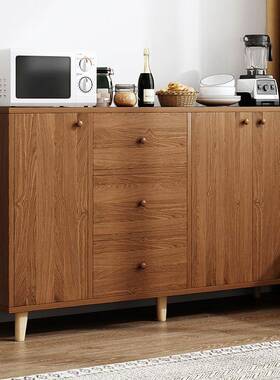 餐边柜客纳储物BSR柜房原木日式厨家用靠厅墙橱柜小型家具简易碗