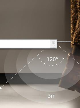 拓迪柜超薄应橱灯感条可FUH拼接led酒柜硬带衣柜人体灯红外线感应