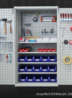 BVC瑜盛沅直销五金物柜加厚铁皮双开放门工具柜仓存重型储工储具