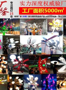 厂家AUQ现货中华灯古典型LED景观灯81中3米大头华玉兰灯市政多道