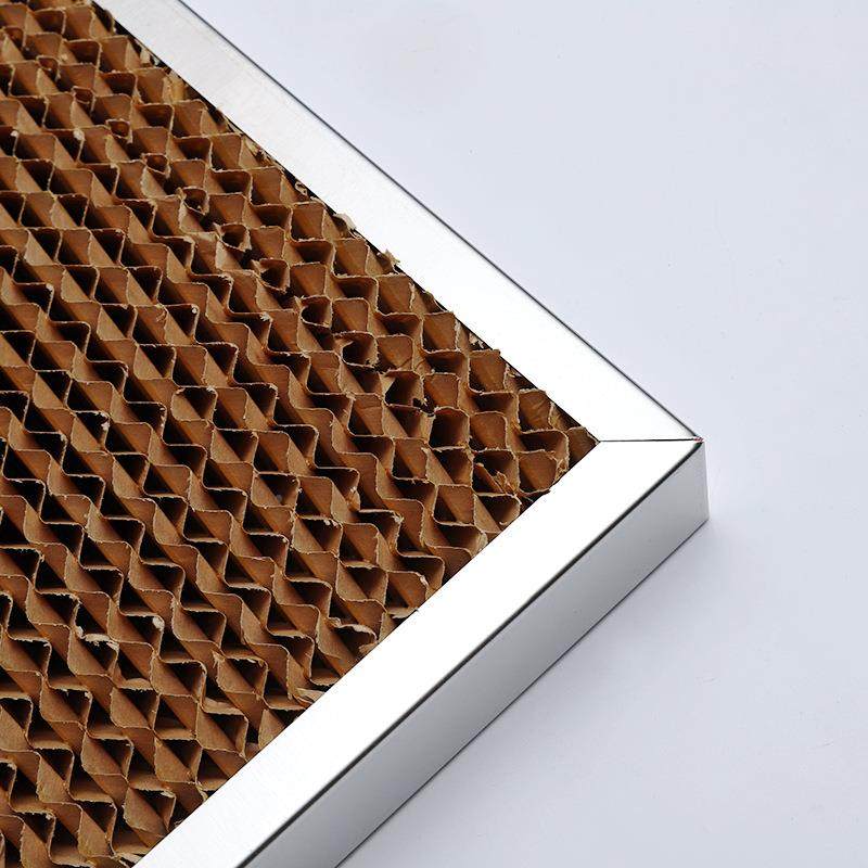 空气加无网器黄色SMQPP吸湿水纸纺布滤网过滤网加湿水湿帘