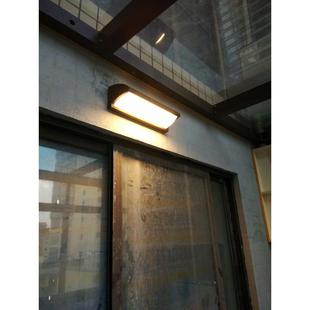 led壁灯户外防水家用阳台室外别墅花园庭院大门口感应墙壁灯超亮