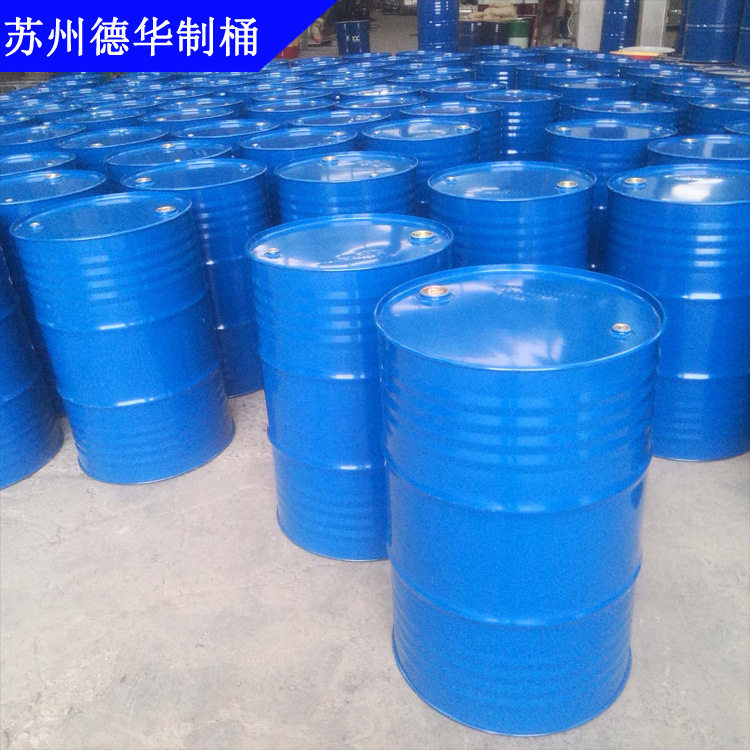 批发200L化工桶208L周转桶其柴油桶水双色闭口冷轧钢桶19kg金属桶
