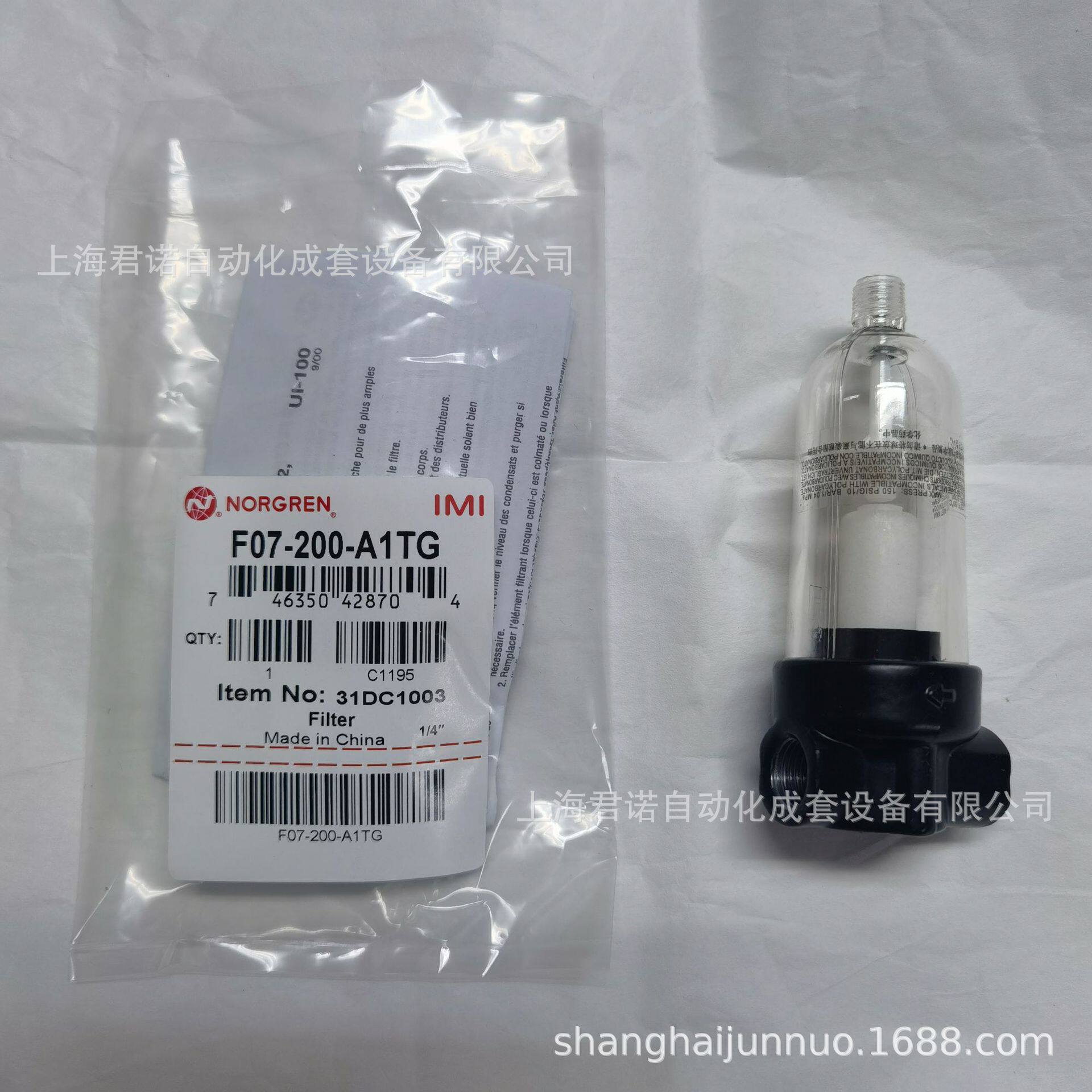 过滤器F07-200-A1TGIMINORGREN诺冠管接式过滤器
