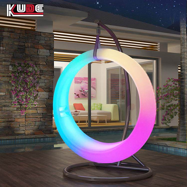 网红发光秋千户外庭院七彩月亮秋千吊椅室外广场民宿景区游乐设施,收纳整理,烫衣板及配件,淘宝优惠券,粉丝福利购,淘宝优惠卷