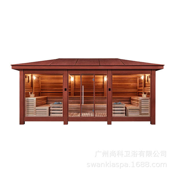 户外桑拿房豪华桑拿屋别墅桑拿房传统桑拿