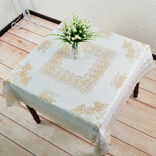 正方形桌布防水防烫防油免洗pvc塑料八仙桌餐垫家用胶垫台布布艺