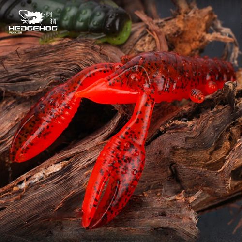 22新款刺卫路亚暴躁锤锤虾响珠虾型软饵黑坑野钓鳜鱼鲈鱼路亚假饵