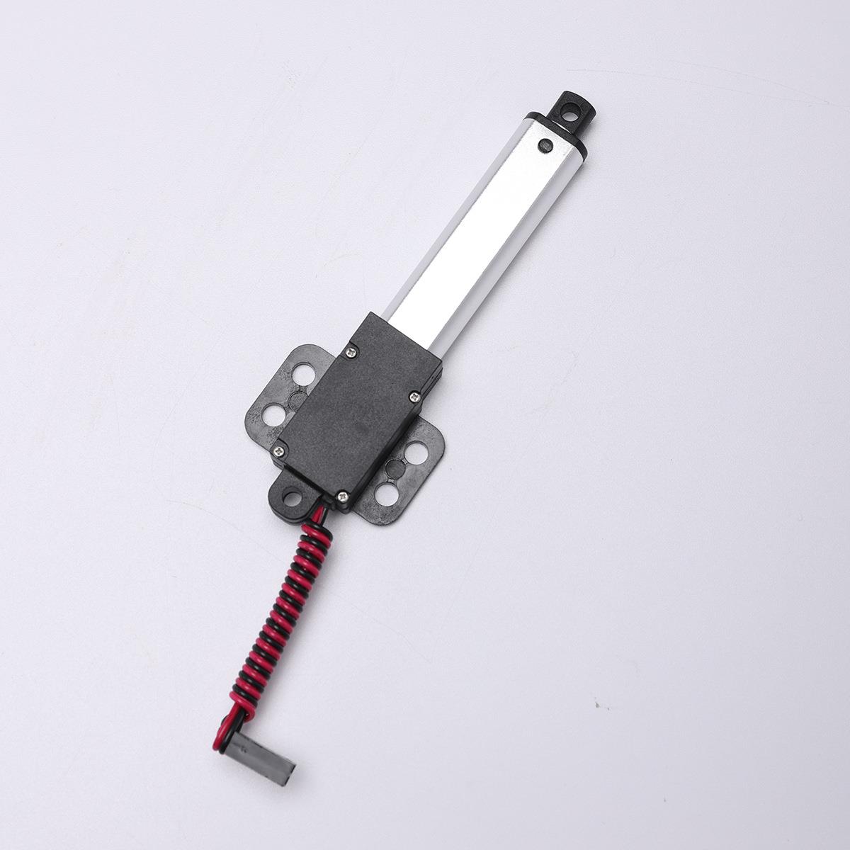 蝴蝶款带翅微型迷指电动推杆6PJBV12V24V膀你直流电机拇50行程