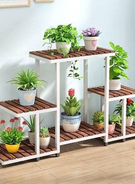 艺阳台花架置物架窗台客厅铁实盆53828架绿萝吊兰木花花架悬挂创