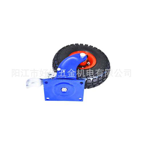3源头厂产品.10SRN/.50-4（10英寸）蓝工支架平板4刹车建大充气脚
