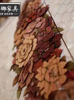 欧式实木酒柜客厅大38485户型饰别柜墅玻璃展示奢柜华装储物家具