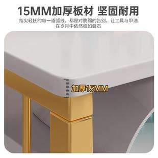 美甲桌时轻尚网红美559甲店经济型美甲奢抽套装 带操台简约美甲桌