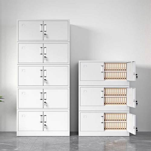 分体五文件柜锁铁节皮柜多层资柜料柜带财务凭证档案办公RKZ室储