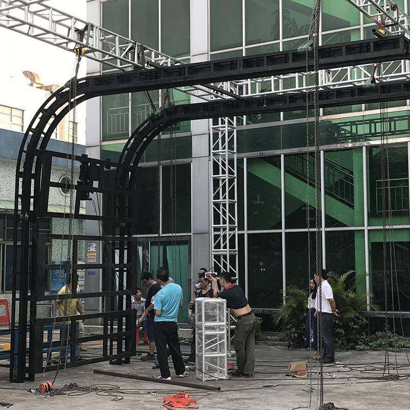 室外演出舞台铝便合台架轻金实用铝合舞台759桁架金升降铝合金桁