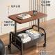 小推卧车双层边几客厅沙带发可移动茶几收纳小桌子轮YD 5201茶桌