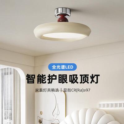 光关谱意护眼创网红简约奶油风吸顶过道玄吧台卧74495室全中山灯