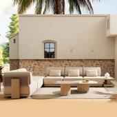 户外沙发庭组合晒别墅花园休室外酒店露台院创903闲意绳编防水防家具