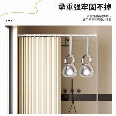 浴室折叠帘卫生间亚麻折叠隐形挂浴帘干帘分离洗澡隔断套装免湿打