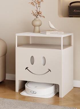 扫地VLE机上置物架带轮子扫地机收器人方站遮挡基柜隐藏纳柜沙发