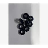 六环角螺薄六角螺母母细牙薄螺母DIN36螺母保黑锌19M10X19.0