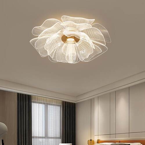 现代简约LED花形吸760顶灯卧室灯灯具餐客厅书房厅灯阳台过廊道走
