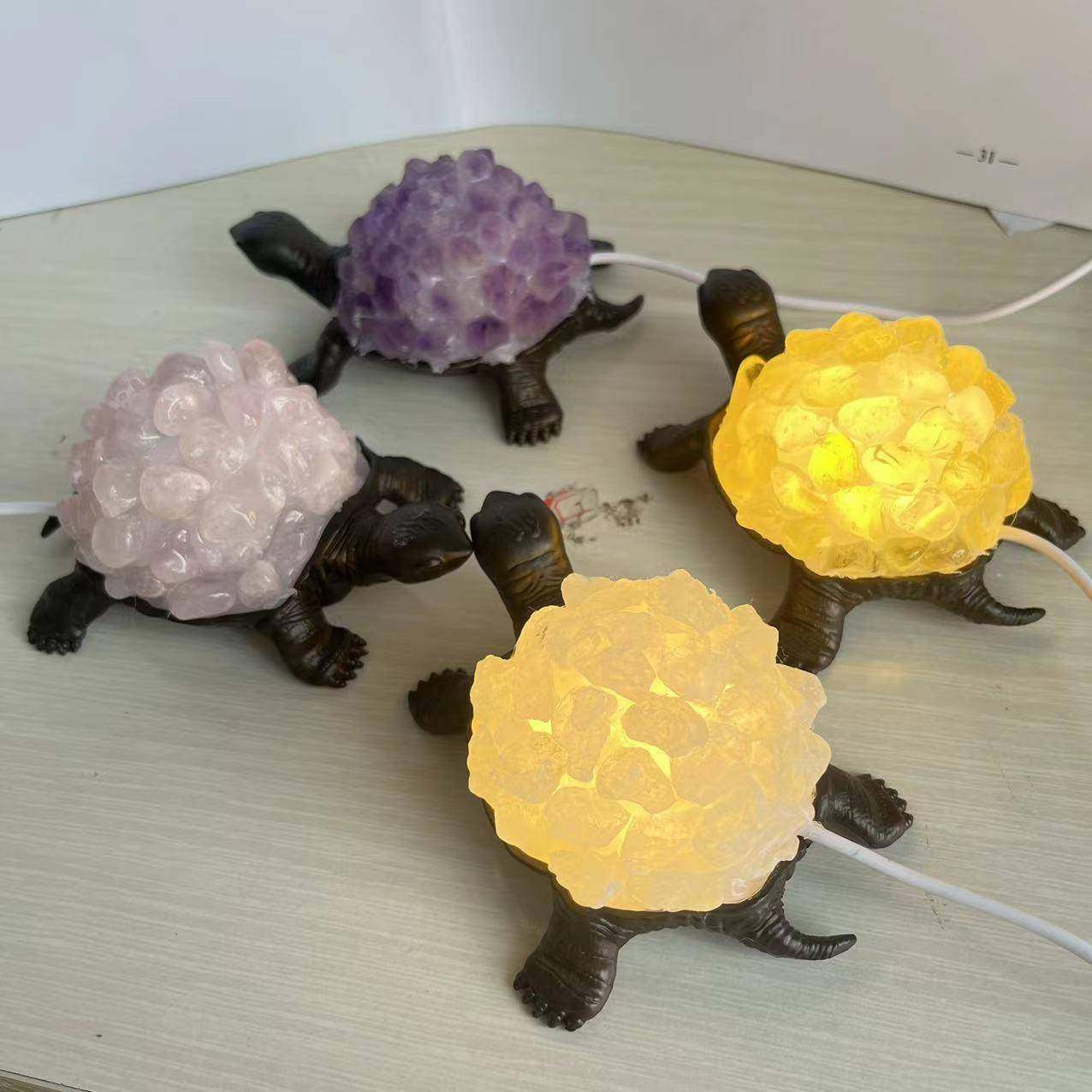 天然水晶原石乌龟摆件USB接口居家卧室床头氛围小夜灯装饰摆件,机械设备,其他机械设备,淘宝优惠券,粉丝福利购,淘宝优惠卷